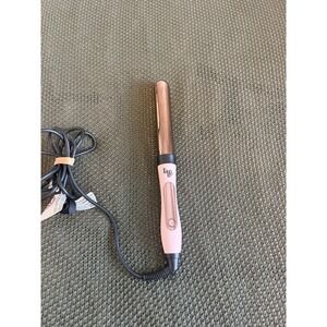 L'ange HT0266 Curling Wand 1" Rose Gold Hair Curler Dual Voltage